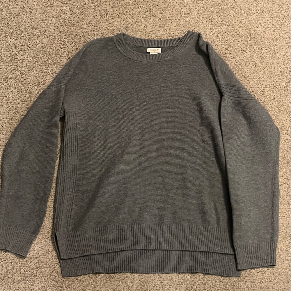 J. Crew Women’s Gray pullover  Sweater; Small , used